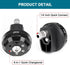 Pressure Washer Spray Nozzle, Adjustable 6-in-1 Quick Changeover Power Washer Nozzle for High Pressure Washer, 1/4in Plug Connect Tips...