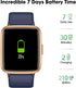 Fitness Tracker Watch with Heart Rate Monitor, Activity Tracker with Pedometer, Sleep Monitor, Calories & Step Counter, 5ATM Waterproof Smart Watc...