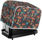 Toaster Cover 4 Slice Forest Mushroom Wide Slot Toaster Covers Wide Slot Toaster Appliance Cover Machine Washable with Hang Loop (16x16")2PCS...