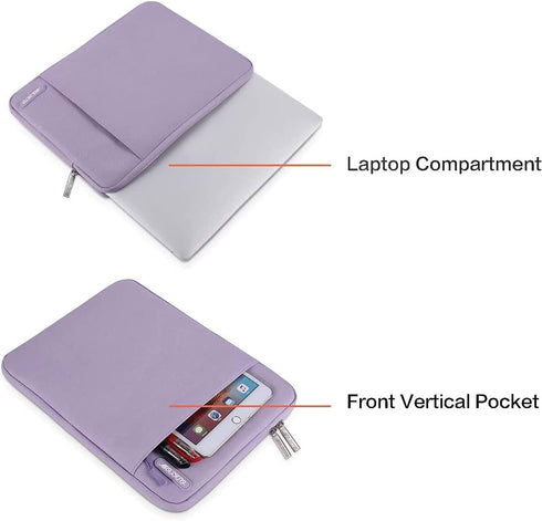 MOSISO Laptop Sleeve Bag Compatible with MacBook Air/Pro, 13-13.3 inch Notebook, Compatible with MacBook Pro 14 inch M3 M2 M1 Chip Pro Max 2024-20...