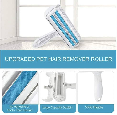 Pet Hair Remover - Reusable Dog and Cat Hair Remover - Fur Remover Tool Cleaner Couch, Colorful Compact and Handy Pet Fur Remover Furniture, Carpe...