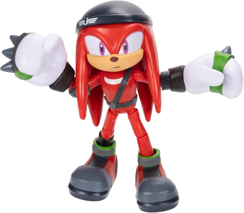 Sonic Prime 5-inch Knuckles - New Yoke City Action Figure 13 points of Articulations. Ages 3+ (Officially licensed by Sega and Netflix)...