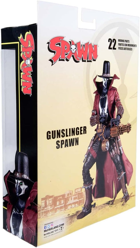 McFarlane Toys - Spawn Gunslinger 7" Action Figure with Gatling Gun and Accessories...