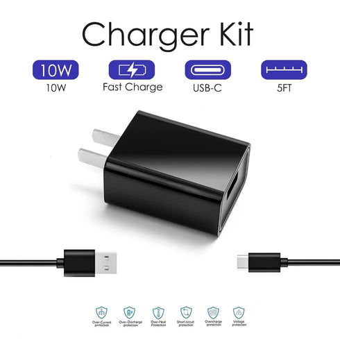 Phantom 2 Charger 5FT USB C Fast Charger Charging Cable Cord Compatible with for Bushnell Phantom 2 Charger, Treblab hd77/HD-Max Speaker, Comiso E...