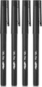 Mr. Pen- Black Fineliner Pens, 4 Pack, 0.5mm Fine Point Pens,Marker Pen for Transparent Sticky Notes, Fine Tip Markers, Fine Line Markers, Drawing...