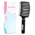 Hair Brush, Detangler Hair Brushes for Women Men Kids Faster Blow Drying, Curved Vent Detangling Brush for Wet Dry Curly Straight Thick Thin Hair ...