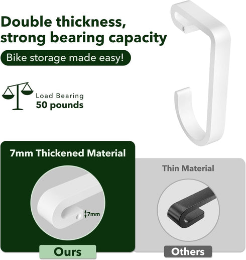 Thickened Hooks for Overhead Storage Racks,Garage Hooks for Ceiling,Add-On Storage Hook for Garage Ceiling Rack Wall Shelving,Heavy Duty Hanging B...