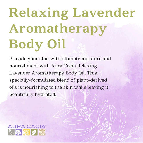 Aura Cacia Body Oil, Relaxing Lavender, 4 Fluid Ounce...