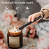 ARECTECH Rechargeable Electric Candle Lighter Arc Plasma Windproof Lighter for Candle Kitchen Birthday Gift for Mom Men Wife with Type-C Cable Bla...