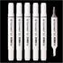 6 Colors Grayscale Art Marker Pen Double-Ended Sketch Markers Alcohol Based Ink Neutral Gray Tones Art Supplies for Sketching Shading Illustrating...