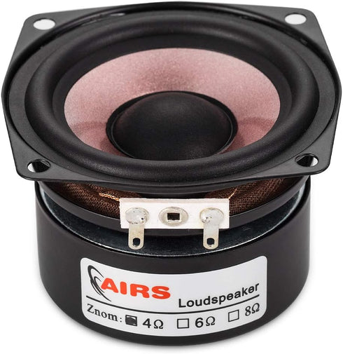 Douk Audio 1PC 2.5" inch 8 ohm Hi-Fi Desktop Full Range Speaker High Sensitivity Speakers for Home & Car Auidio 8-15W...