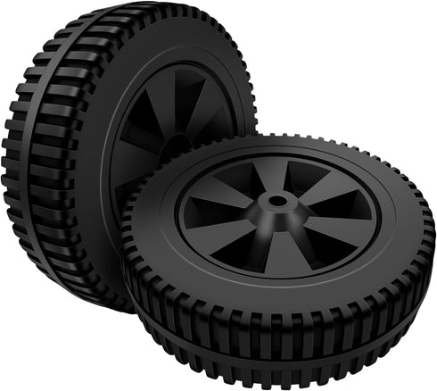 2PC G437-0037-W1 Grill Wheels 7 Inch Replacement Parts for Charbroil Grill Wheels Various Models 463352521 469335115 463377319 463340516 463436415...