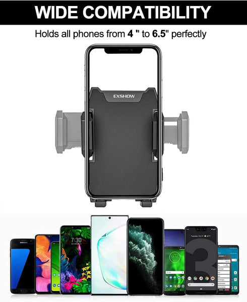 EXSHOW Phone Holder for Car CD Slot, One-Hand-Available CD Player Cell Phone Mount for iPhone 11 Pro Max 11 XR XS 8 Plus 7 6S SE, Samsung S10+ S10...