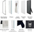 DECANIT 3.5x5 Picture Frame Metal, Thin Profile Photo Frame 3.5 by 5 Inch, Display for Wall or Tabletop,Silver...