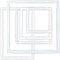 HAND U JOURNEY Universal Clip Frame Square Rectangle Plastic Clip Frame for Embroidery, Quilting, Cross-Stitch, Punch Needle, Silk-Painting-17''x1...