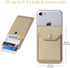 Card Holder for Back of Phone Adhesive Cell Phone Leather Wallet Stick On Card Holder Credit Card Holder Pocket for Men Women RFID Blocking Covers...