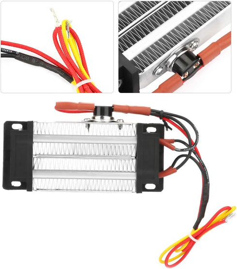 PTC Air Heater PTC Ceramic Space Heaters Accessories Space Heaters Air Heater 110V 200W/300W Insulated PTC Heater Ceramic Aluminum Tube(110V300W)...