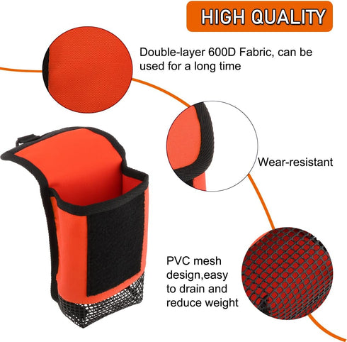 Scuba Gear Mesh Bag Surface Marker Buoy Scuba Case Diving Pouch Snorkeling Bag Finger Reel SMB Mesh Storage Pocket for Snorkeling Diving Equipment...