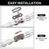 Bike Chain Master Link - PSLER Single Speed Bicycle Chain Link Missing Link Connectors Bike Chain Repair Accessories 10 Pieces Copper...