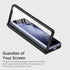 Miimall Slim Fit for Z Fold 6 Case with S Pen & Pen Holder, Tempered Glass Screen Protector Kickstand Hinge Protector Shockproof Luxury Comfortabl...