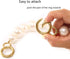 DIY Sturdy Large Imitation Pearl Bead Purse Handle Strap Bag Charms Handbag Chain Replacement Accessories Decoration...