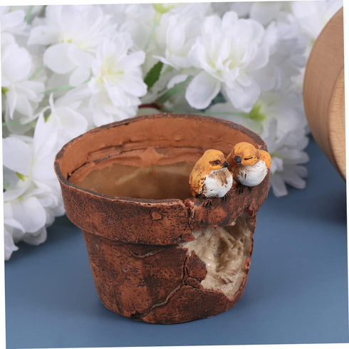 Yardwe 1pc Cactus Pot Bonsai Plant Pot Succulent Resin Bonsai Pots Ceramic Pottery Planter Ceramics Plants Pots Ceramic Planter Bonsai Planter Pot...