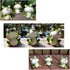 Garden Frog S/3 Ornaments Polyresin Garden Decor Statues for Yard and Patio Lawn Cute Frog Indoor Outdoor Decoration Frog Figurines Animal Statue ...
