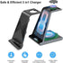 Wireless Charger for Samsung, 3 in 1 Wireless Charging Station for Samsung Galaxy S23 Ultra/S23 /S21/S22 Ulitra/Fold 4, Charger for Samsung Galaxy...