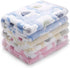 1 Pack 3 Blankets Super Soft Fluffy Premium Cute Elephant Pattern Pet Blanket Flannel Throw for Dog Puppy Cat Blue/Pink/Yellow Small(23x16 inch)...
