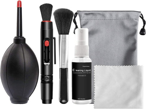 Professional Camera Cleaning Kit Sensor Cleaning Kit with Air Blower Cleaning Pen Cleaning Cloth for Most Camera Mobile Phone Laptop...