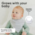 Copper Pearl 4 Pack Soft Cotton Baby Bibs for Drooling and Teething, Absorbent Drool Bibs for Baby Girl and Boy, Adjustable to Fit Newborns to Tod...