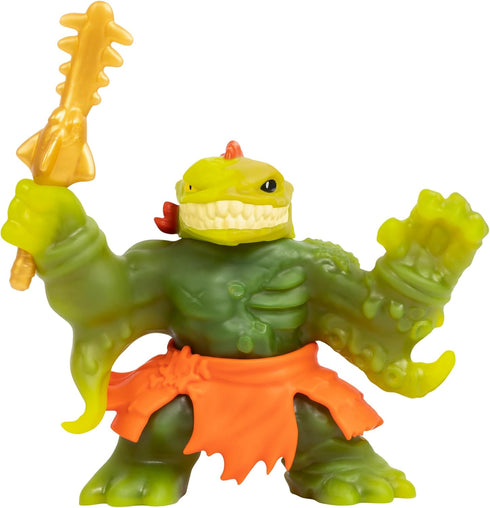 Heroes of Goo Jit Zu Cursed Goo Sea | Super Stretchy, Goo Filled Toy Ill Eel Action Figure Hero Pack | with Color Changing Face That Reveals His C...