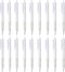 YIKANGHENG 18 Pcs Fine Point Pressing Pens, 0.5mm Black Ink White Gel Pens for Office, Study, Gift and Home Supplies (18)...