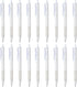 YIKANGHENG 18 Pcs Fine Point Pressing Pens, 0.5mm Black Ink White Gel Pens for Office, Study, Gift and Home Supplies (18)...