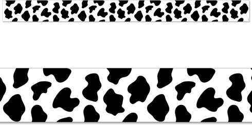 CTP Cow Print EZ Border for Classroom Bulletin Board Border for Farm & Animal Classroom Theme (Creative Teaching Press 10506), 48 ft per Package...