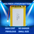 3.7V 2000mAh 455572 Lithium Polymer Ion Battery Rechargeable Lipo Battery with PH 2.0mm Pitch Connector...
