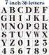 7inch Letter Stencils for Painting on Wood,Large Alphabet Stencils Stencil Letters Numbers Stencils for Wall Wood Signs Home Porch...