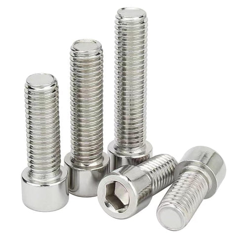 M4-0.7 x 40mm Stainless Steel 201,GB/T 70,Metric Socket Head Cap Bolts Screws, Allen Socket Drive,Hex Socket Cap Screw,Machine Full Thread for Bik...