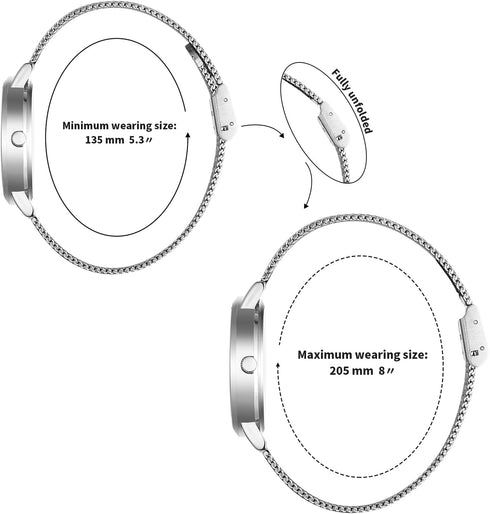 BOSHIYA Watches for Women Easy Reader 30mm Stainless Steel Expansion Band Sliver Gold Ladies Small Wrist Watch…...