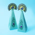 JKJF 20 Pcs Peacock Candy Boxes, Peacock Triangle Shape Party Supplies Chocolate Boxes for Wedding, Kids Birthday Party Decorations...