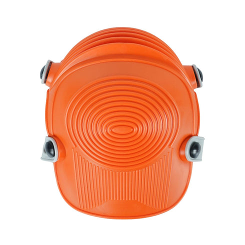 15-431 Ultraflex Non-Skid Premium Protective Gear with Flexible Design Plastic Kneepad, Orange...