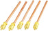 5 Pcs Air Conditioner Spare Part 6mm Copper Tube OD Filling Access Valve Monodirectional CT-340...