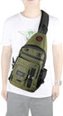 Crossbody Sling Bag Backpack for Men & Women Green...