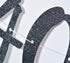 Happy 40th Birthday Banner for 40th Birthday Party Pre-Strung Decorations (Gold & Black Glitter)...