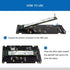 M.2 Adapter to 2.5 SATA Enclosure, B & M Key SATA Based NGFF SSD Converter to 2.5 Inch SATA 3.0 Card Support 2230 2242 2260 2280 Hard Drive with 7...