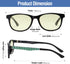 DUCO Blue Light Glasses for Kids Boys Girls Blue Ray Blocking Glasses Cute Computer Gaming TV Glasses for Children K015...