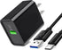 18W Fast Phone Charger for Moto G7 G8 Play Power,Z4 Z3,G Power,G Stylus,Edge Plus,G6/G6+,Z2 Z Force Droid Turbo,G7 Supra,Motorola One Action Hyper...