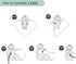 Newborn Swaddle Blanket with Hat Set Baby Swaddle Set Hospital Receiving Blankets for Girls Boys(Copper,45"*45")...