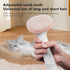 Foaming Soap Cat Bath Brush, Shampoo Foaming Dispenser With Soft Silicone Bristles, Adjustable Pet Clean & Massage Brush for Cats Kitten Grooming ...