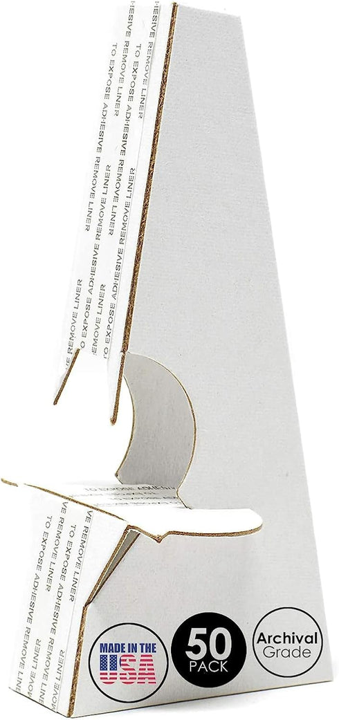 Golden State Art, Cardboard Easel Back, Self Stick Easel Stand, Archival Quality Acid-Free, 5 Inch Double Wing, Display Signs Pictures Brochures P...